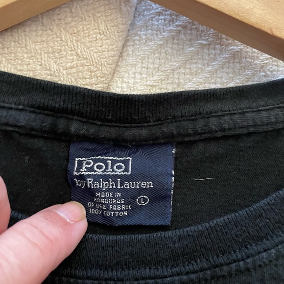 Men’s T-Shirt by Polo Ralph Lauren. Size Large. Black. - Picture 5 of 5